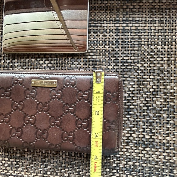 Gucci Brown Guccissima Leather Wallet - Picture 9 of 16